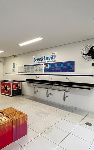 Studio para alugar com 36m², 1 quarto e 1 vagaLavanderia