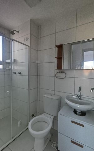 Apartamento para alugar com 43m², 2 quartos e sem vaga Apartamento para alugar com 43m², 2 quartos e sem vagaBanheiro