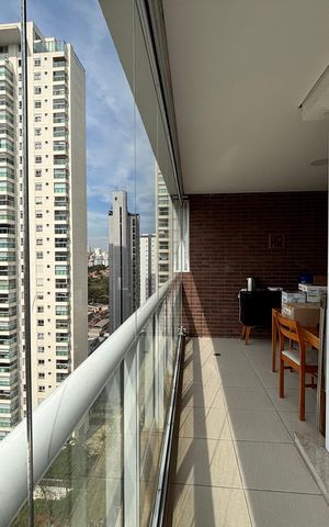 Studio para alugar com 45m², 1 quarto e 1 vaga Studio para alugar com 45m², 1 quarto e 1 vagaVaranda gourmet