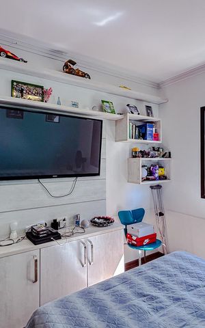 Apartamento à venda com 186m², 3 quartos e 2 vagasQuarto 2 - Suíte