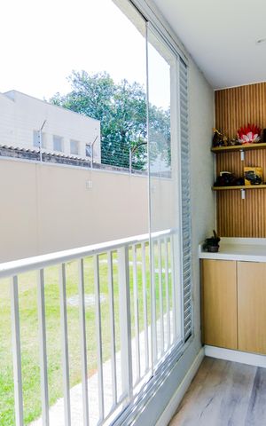 Apartamento para alugar com 55m², 2 quartos e 1 vagaVaranda 
