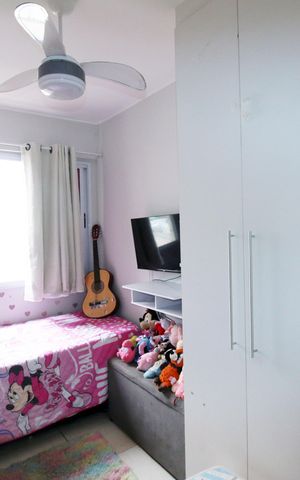 Apartamento à venda com 65m², 3 quartos e 1 vagaQuarto 3