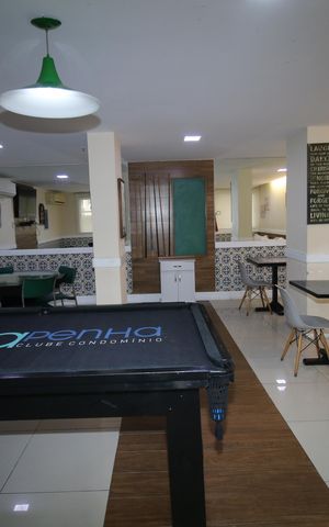 Apartamento à venda com 65m², 3 quartos e 1 vagaÁrea comum - Sala de jogos