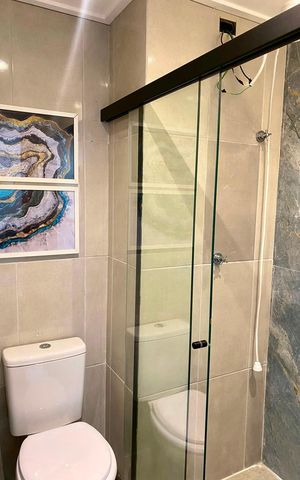 Apartamento para alugar com 39m², 2 quartos e 1 vaga Apartamento para alugar com 39m², 2 quartos e 1 vagaBanheiro