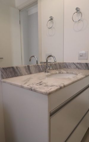 Apartamento para alugar com 107m², 3 quartos e 1 vagaBanheiro do Quarto 2