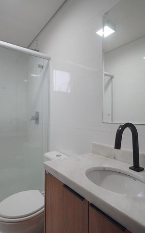 Apartamento para alugar com 78m², 2 quartos e 1 vagaBanheiro Social