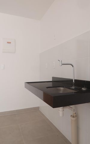 Apartamento para alugar com 46m², 2 quartos e 1 vagaCozinha e Área de Serviço