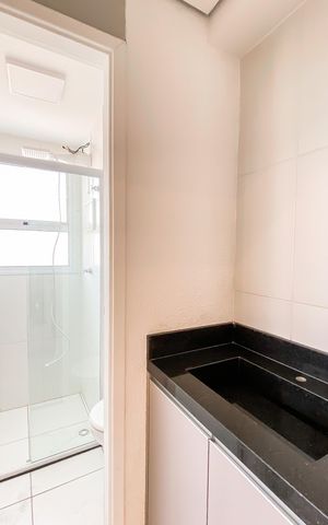 Apartamento para alugar com 40m², 2 quartos e sem vagaBanheiro 