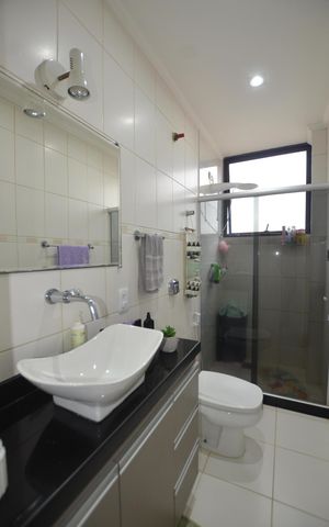 Apartamento à venda com 112m², 2 quartos e 2 vagasBanheiro Social