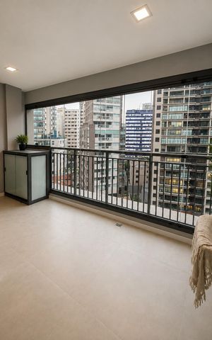 Apartamento para alugar com 39m², 1 quarto e sem vaga Apartamento para alugar com 39m², 1 quarto e sem vagaVaranda