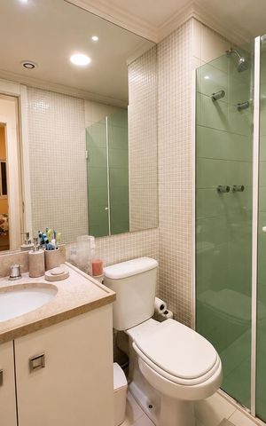 Apartamento à venda com 110m², 3 quartos e 2 vagas Apartamento à venda com 110m², 3 quartos e 2 vagasBanheiro