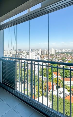 Apartamento para alugar com 37m², 1 quarto e 1 vaga