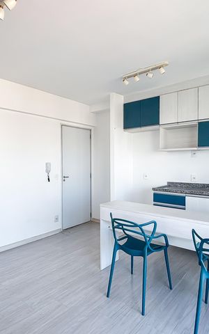 Apartamento para alugar com 37m², 1 quarto e 1 vaga