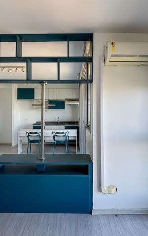 Apartamento para alugar com 37m², 1 quarto e 1 vaga
