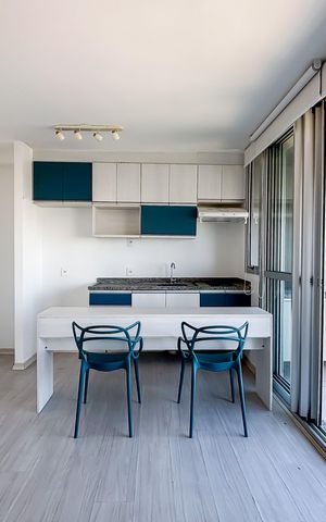 Apartamento para alugar com 37m², 1 quarto e 1 vaga