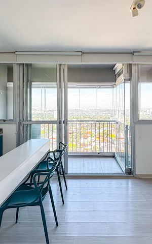 Apartamento para alugar com 37m², 1 quarto e 1 vaga