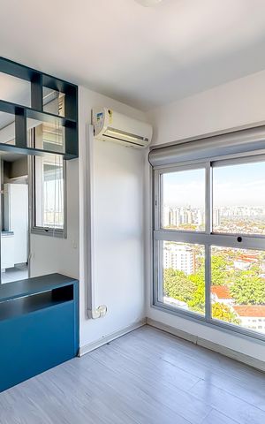 Apartamento para alugar com 37m², 1 quarto e 1 vaga
