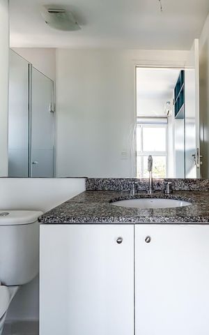 Apartamento para alugar com 37m², 1 quarto e 1 vaga