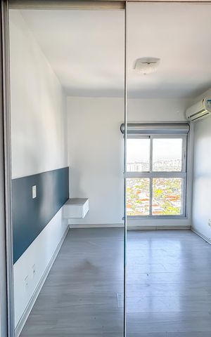Apartamento para alugar com 37m², 1 quarto e 1 vaga
