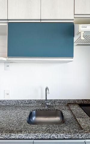 Apartamento para alugar com 37m², 1 quarto e 1 vaga