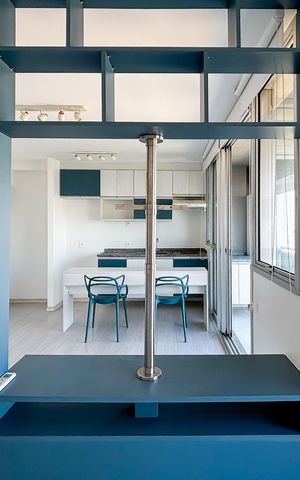 Apartamento para alugar com 37m², 1 quarto e 1 vaga