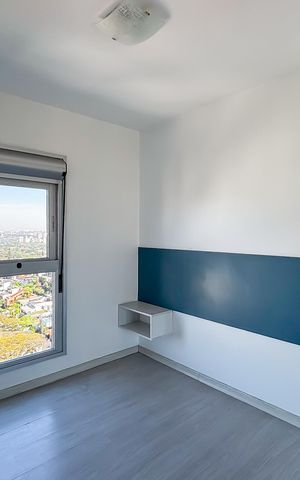 Apartamento para alugar com 37m², 1 quarto e 1 vaga