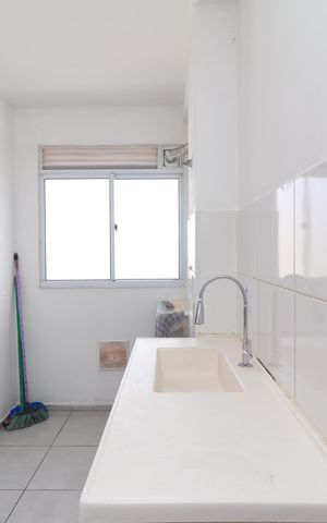 Apartamento para alugar com 44m², 2 quartos e 1 vagaCozinha e Área de Serviço