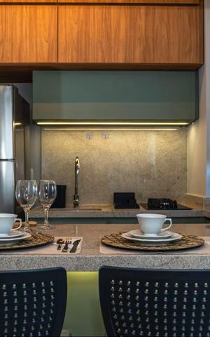 Apartamento para alugar com 40m², 1 quarto e sem vaga Apartamento para alugar com 40m², 1 quarto e sem vagaCozinha