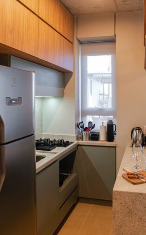 Apartamento para alugar com 40m², 1 quarto e sem vaga Apartamento para alugar com 40m², 1 quarto e sem vagaCozinha