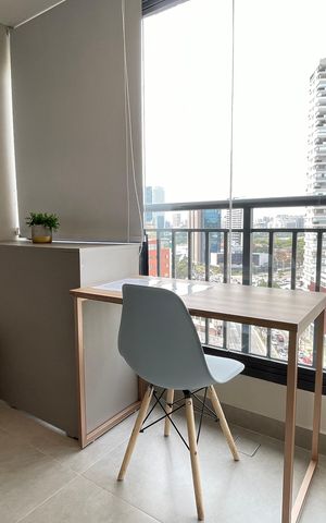 Studio para alugar com 25m², 1 quarto e sem vaga Studio para alugar com 25m², 1 quarto e sem vagaVaranda