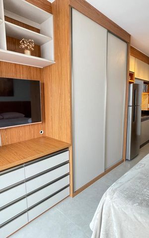 Studio para alugar com 25m², 1 quarto e sem vaga Studio para alugar com 25m², 1 quarto e sem vagaStudio/Sala/Quarto