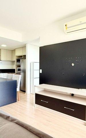 Apartamento para alugar com 48m², 1 quarto e 1 vaga Apartamento para alugar com 48m², 1 quarto e 1 vagaSala