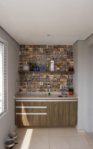 Apartamento à venda com 65m², 2 quartos e 1 vagaVaranda gourmet