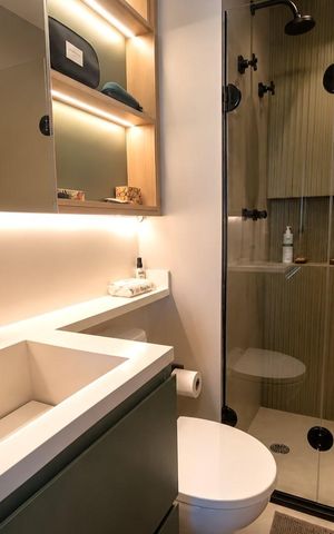 Studio à venda com 23m², 1 quarto e sem vagaBanheiro