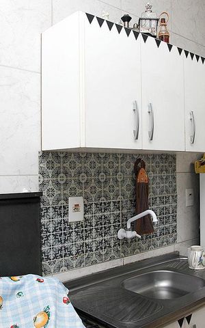 Studio à venda com 32m², 1 quarto e sem vagaCozinha