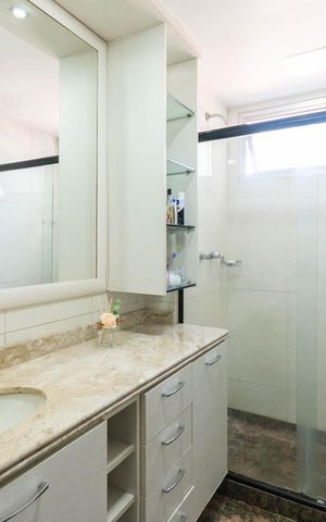 Apartamento à venda com 112m², 3 quartos e 2 vagasBanheiro Suíte