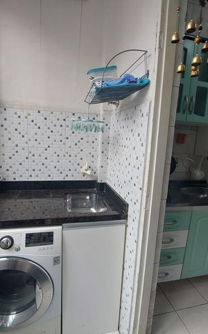 Apartamento à venda com 46m², 1 quarto e sem vaga Apartamento à venda com 46m², 1 quarto e sem vagaÁrea de serviço