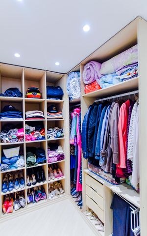 Casa à venda com 192m², 3 quartos e 2 vagasCloset da suíte 2 