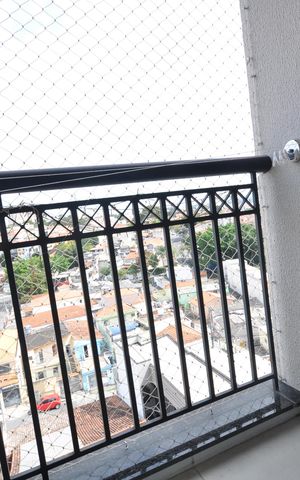 Apartamento para alugar com 44m², 2 quartos e 1 vagaSacada da Sala
