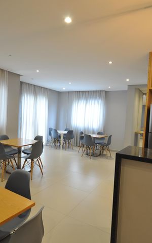 Apartamento para alugar com 44m², 2 quartos e 1 vagaÁrea comum - Salão de festas