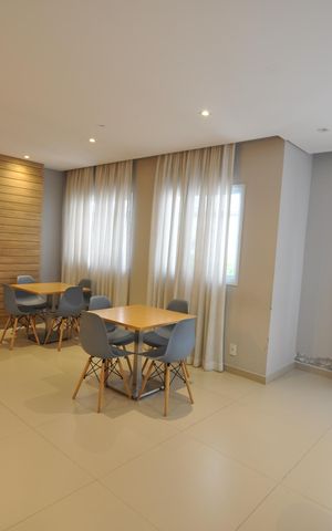 Apartamento para alugar com 44m², 2 quartos e 1 vagaÁrea comum - Salão de festas