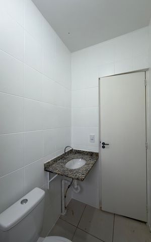 Apartamento para alugar com 56m², 2 quartos e 1 vaga Apartamento para alugar com 56m², 2 quartos e 1 vagaBanheiro Social