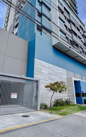 Studio à venda com 28m², 1 quarto e sem vagaFachada com Plaquinha