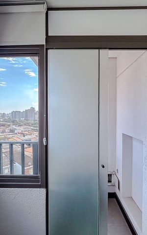 Studio à venda com 28m², 1 quarto e sem vagaVaranda