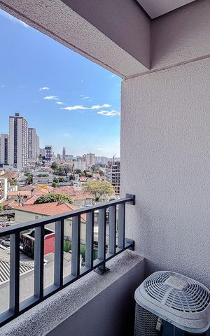 Studio à venda com 28m², 1 quarto e sem vagaVaranda