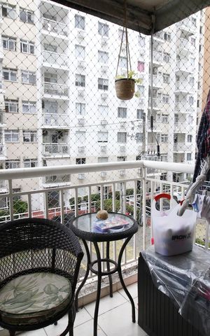 Apartamento à venda com 50m², 2 quartos e 1 vagaVaranda
