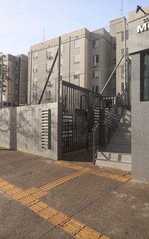 Apartamento à venda com 48m², 2 quartos e 1 vagaFachada e portaria