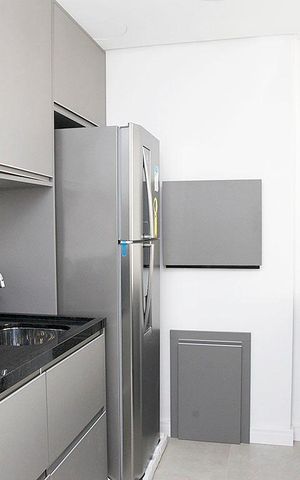 Studio à venda com 76m², 1 quarto e 1 vagaCozinha + Área de Serviço
