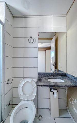 Apartamento para alugar com 64m², 3 quartos e 1 vagaBanheiro da Suíte