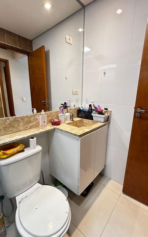 Apartamento para alugar com 120m², 2 quartos e 1 vaga Apartamento para alugar com 120m², 2 quartos e 1 vagaBanheiro da Suíte